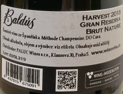 Česká zadní viněta na Cava Baldús Gran Reserva Česká zadní viněta na Cava Baldús Gran Reserva