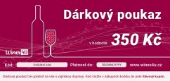 Wines4u dárkový poukaz v hodnotě 350 Kč