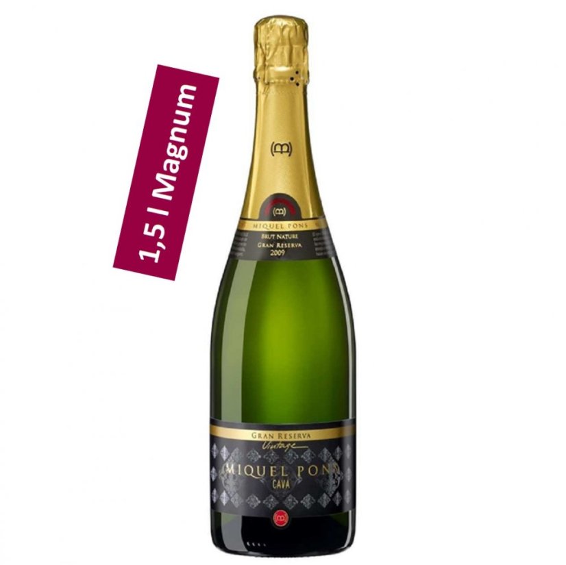 1,5 l Magnum Cava Miguel Pons Brut Nature Gran Reserva