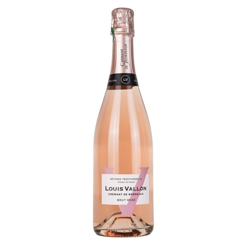 Crémant Louis Vallon Brut Rose - nová viněta