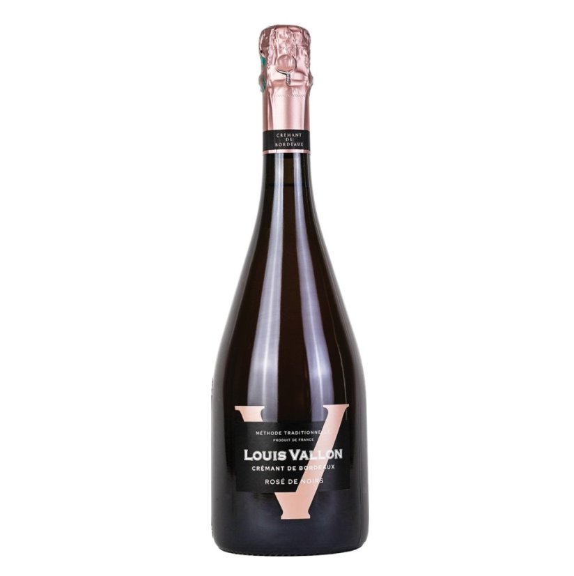 Crémant Louis Vallon Rose de Noirs Brut - nová viněta