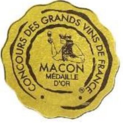 Zlatá medaile na Concours Mondial of Macon