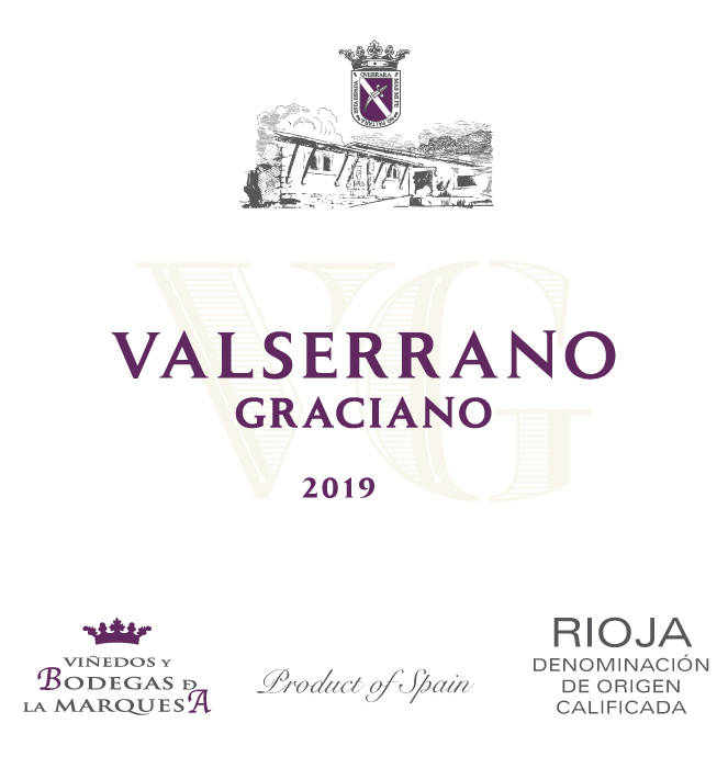 Viñedos y Bodegas de la Marquesa - Valserrano Graciano, etiketa
