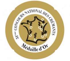 3x Zlatá medaile na soutěži Concours National Des Crémants
