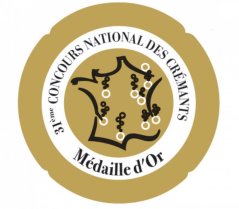 3x Zlatá medaile na soutěži Concours National Des Crémants