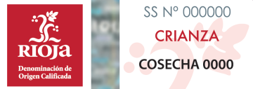 Crianza z oblasti Rioja - označení každé lahve