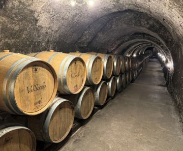 Typické podzemní tunely a sklepení v oblasti Ribera del Duero Typické podzemní tunely a sklepení v oblasti Ribera del Duero