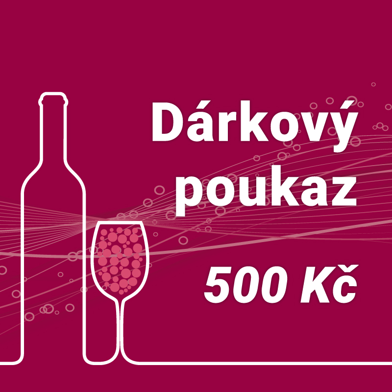 Dárkový poukaz Wines4u na 500 Kč