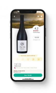 Vivino - stránka s údaji o víně