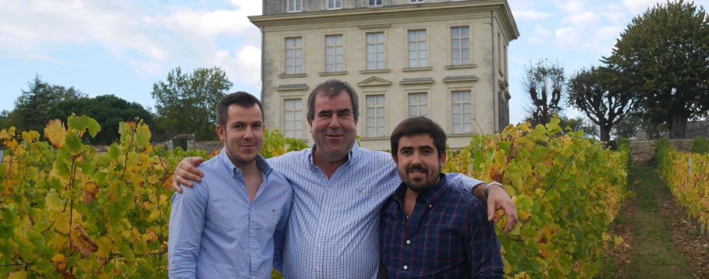 Pascal Biotteau a jeho synové Alexis a Charles Eusebe 