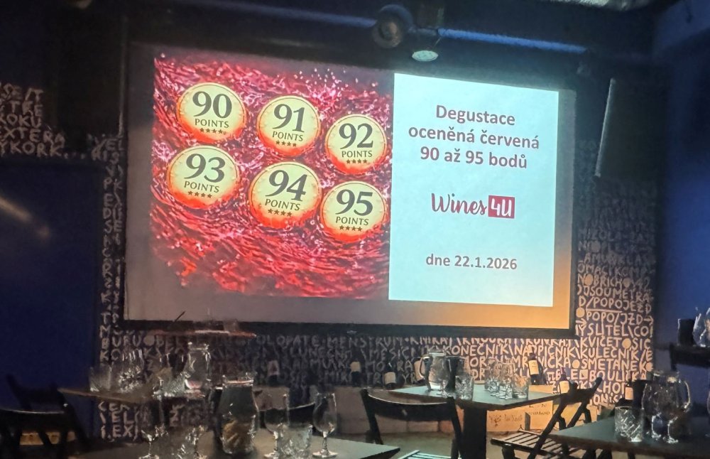 Degustace červené s oceněním